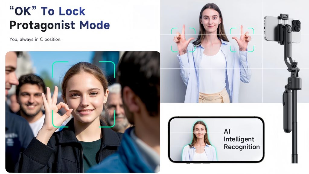 AI Tracking Selfie Stick Wholesale: Solving End-User Battery and Tracking Failures ai tripod