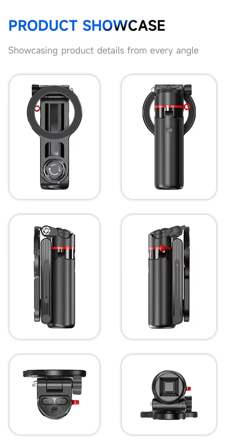 F08 Pocket Mini Selfie Stick – Magnetic Ultra-Compact with Bluetooth Remote detail 09