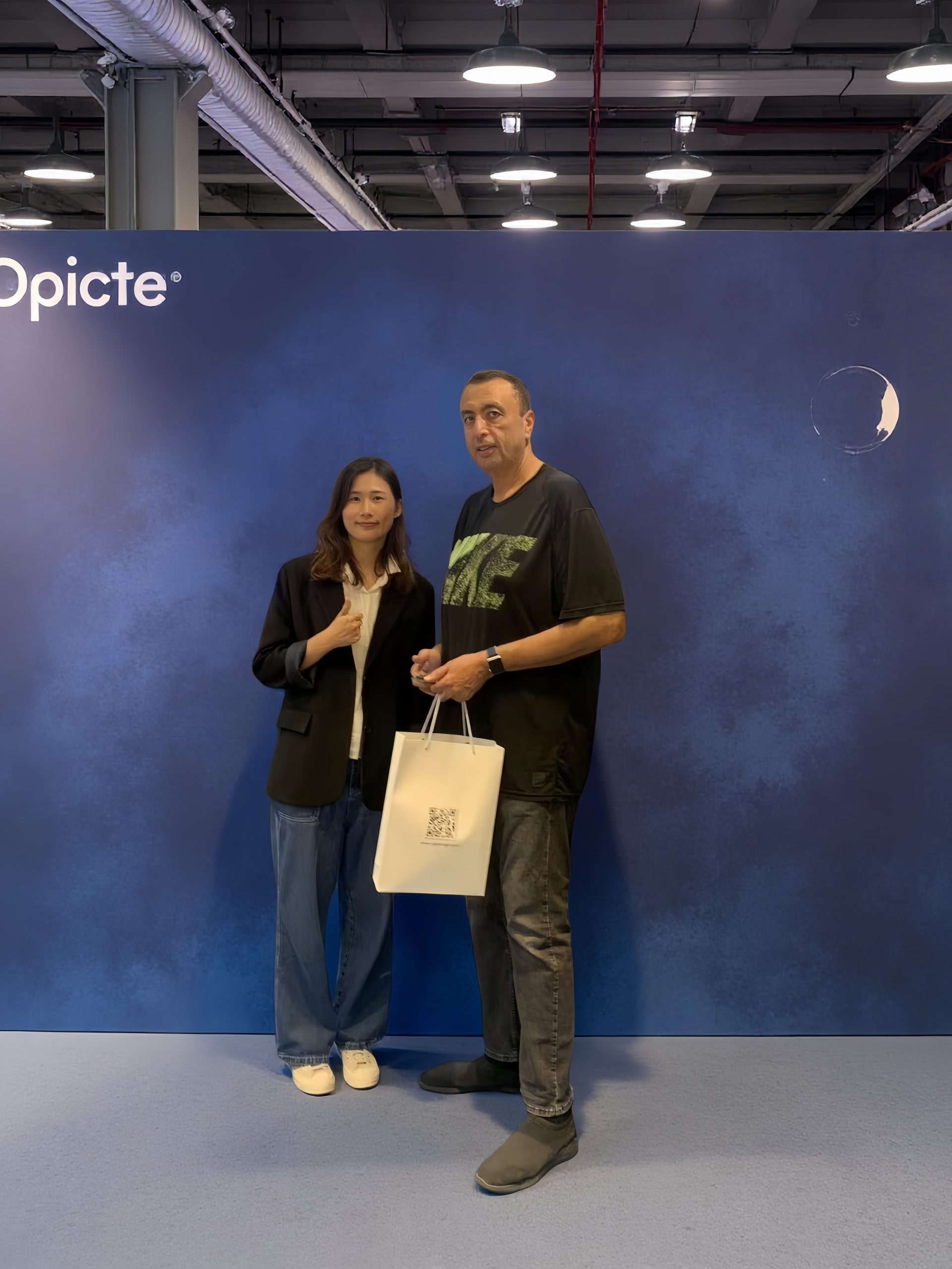 PUNCHIT team at exhibition