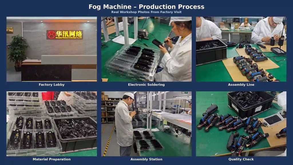 fog machine production process