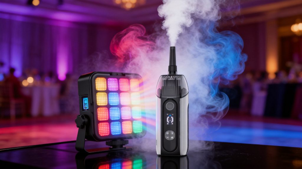 Wholesale Colored Fog Machine: How RGB Smoke Effects Boost Rental Profit Margins fog machine12