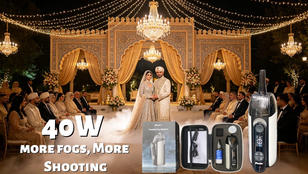 Wholesale Portable Smoke Machine: Sourcing Compact Fog Gear for the Middle East Outdoor Wedding Boom marriage fog scene
